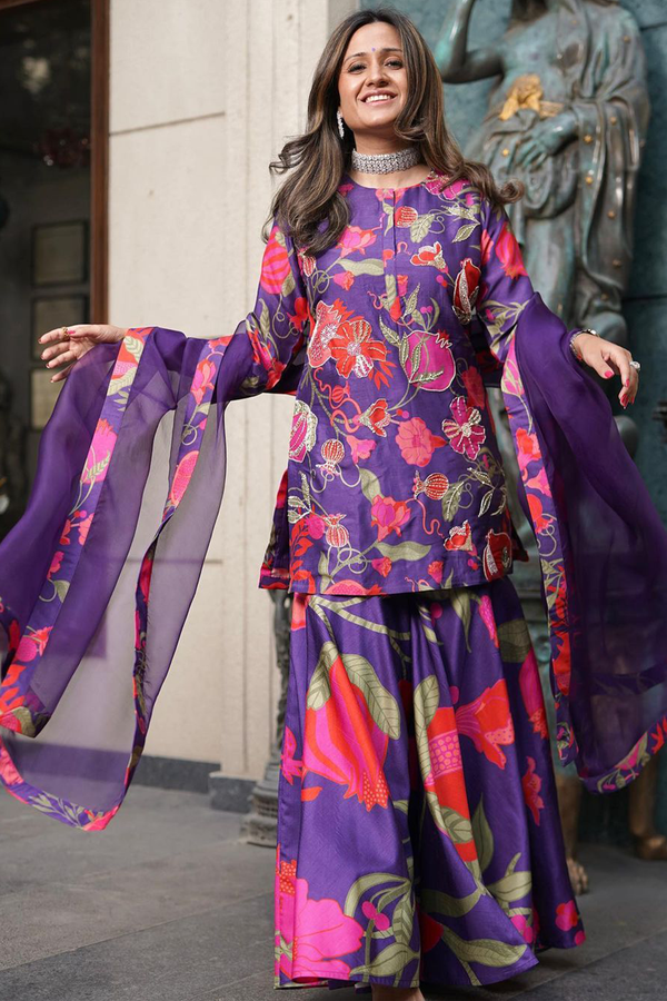 Mitali Wadhwa in Symphony Sharara Set