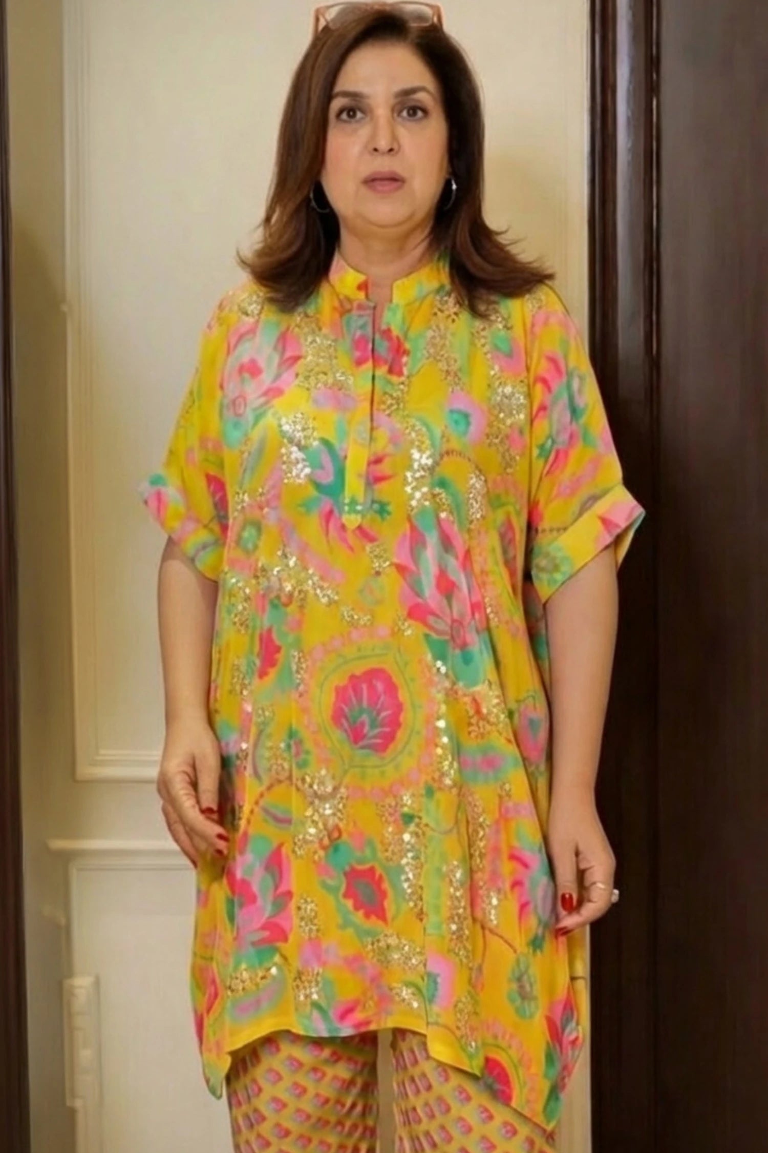 Farah Khan in souk co-ord set