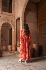 Vidya Balan in Red Moroccan Dress