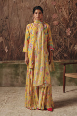 Solstice Bloom Sharara Set