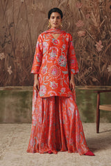 Fire Lily Sharara Set