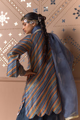 Neel Leher Silk Sharara Set