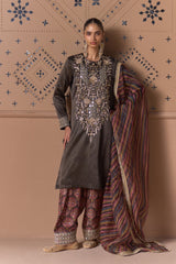 Siyah Mehr Suit Set
