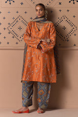 Kesari Jaal Suit Set