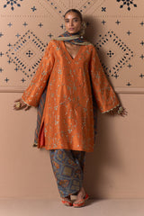 Kesari Jaal Suit Set