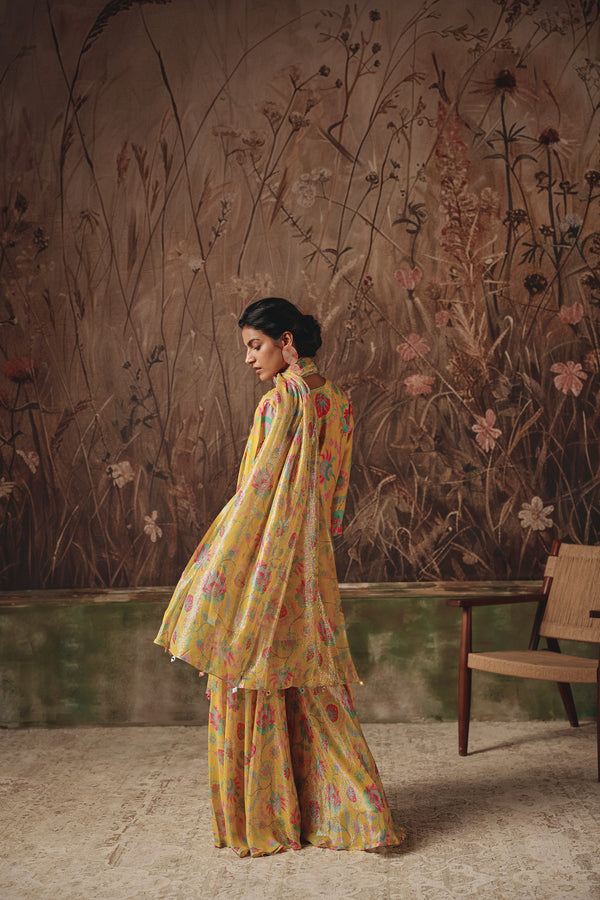 Solstice Bloom Sharara Set