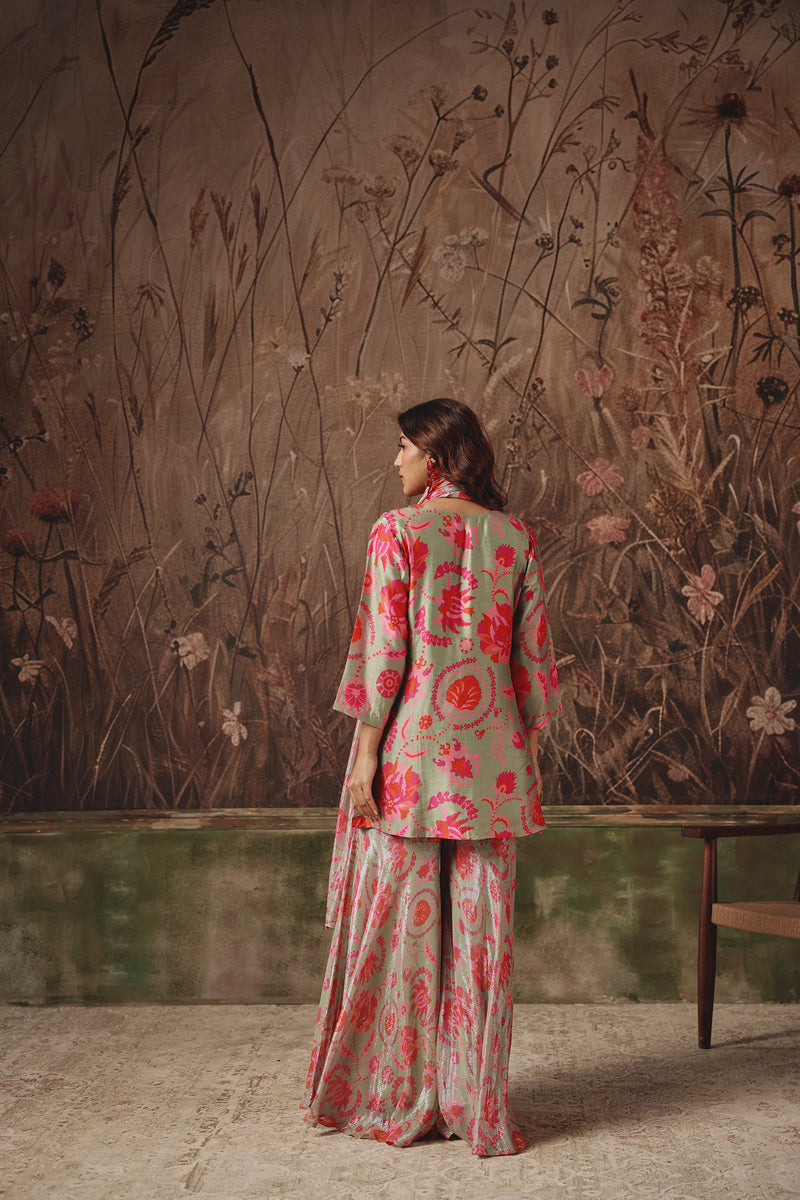 Mirage Meadow Sharara Set