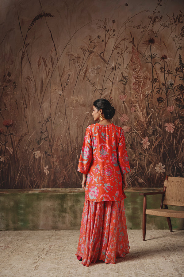 Fire Lily Sharara Set