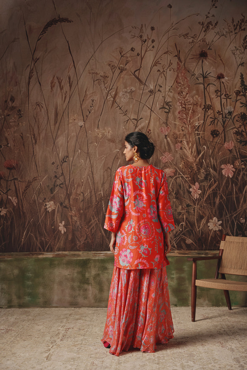 Fire Lily Sharara Set