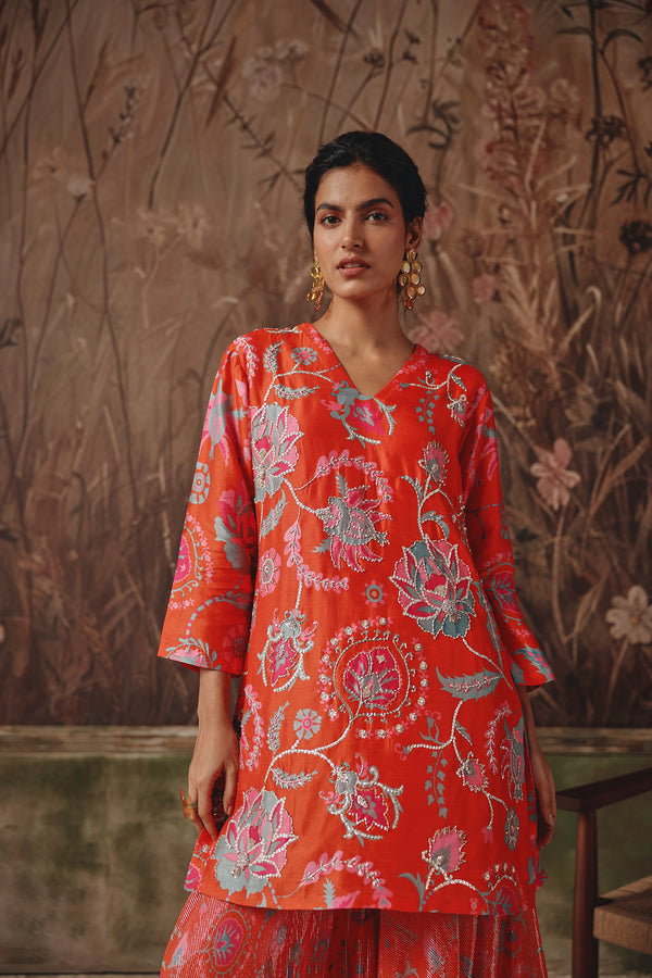 Fire Lily Sharara Set