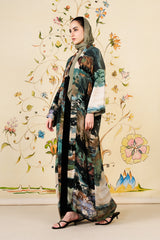 Maysara Abaya | Abstract Silk Blend Abaya