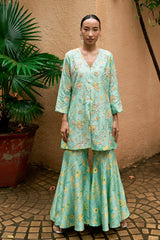Azure Jacket Sharara