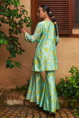 Azure Jacket Sharara