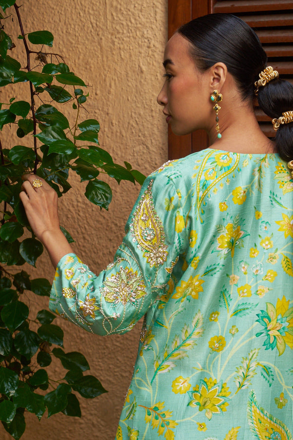 Azure Jacket Sharara - RTS