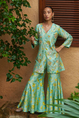 Azure Jacket Sharara
