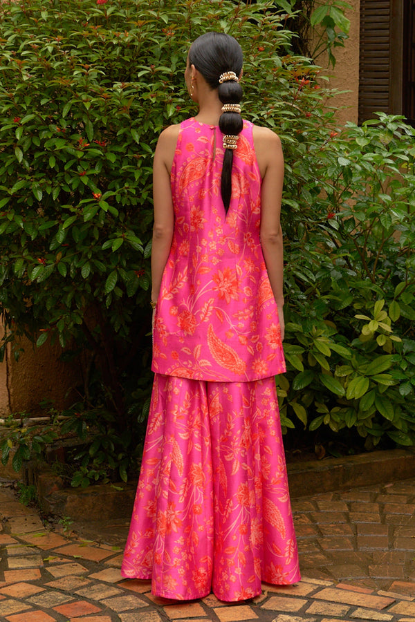 Kompal Matta Kapoor in Dahlia Halter Neck Sharara - RTS