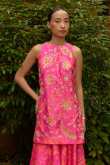 Prajakta Koli in Dahlia Halter Neck Sharara