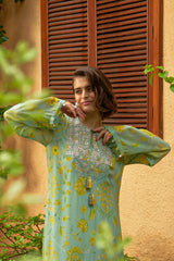 Azure Maxi Kaftan