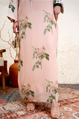 Fluid full-length straight cut Mehyra jalabiya