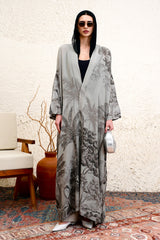 Kameyra – Botanical Print Abaya