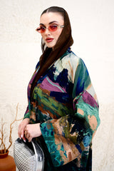 Olyara Open Abaya - Archana Shah