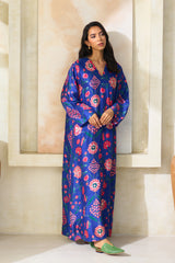Yusra Jalabiya – Silk Floral Jalabiya | Archana Shah