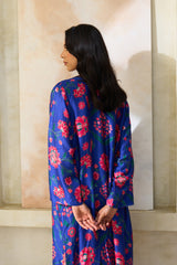 Yusra Jalabiya – Silk Floral Jalabiya | Archana Shah