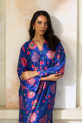Yusra Jalabiya – Silk Floral Jalabiya | Archana Shah