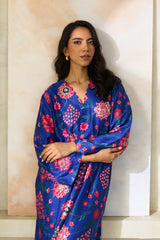 Yusra Jalabiya – Silk Floral Jalabiya | Archana Shah