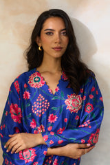 Yusra Jalabiya – Silk Floral Jalabiya | Archana Shah