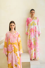 Soraya Jalabiya – Floral Silk Jalabiya for Women | Archana Shah