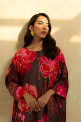 Jawhara Silk Jalabiya Set with Sheila | Archana Shah