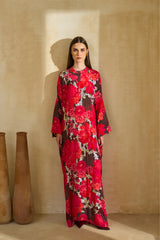 Amara Silk Floral Jalabiya | Archana Shah