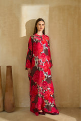 Amara Silk Floral Jalabiya | Archana Shah