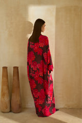 Amara Silk Floral Jalabiya | Archana Shah