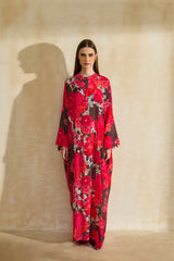 Amara Silk Floral Jalabiya | Archana Shah