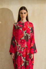 Amara Silk Floral Jalabiya | Archana Shah