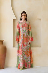 Kareema Silk Jalabiya - Archana Shah