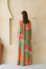 Kareema Silk Jalabiya - Archana Shah