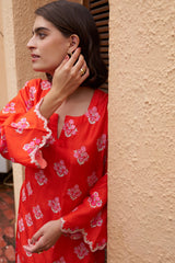 Scarlet Kurta Set
