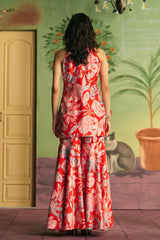 Scarlet Garden Sharara Set