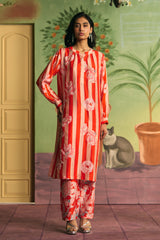 Scarlet Rhythm Kurta Set