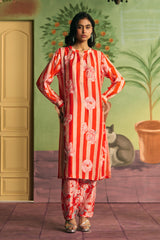 Scarlet Rhythm Kurta Set