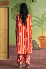 Scarlet Rhythm Kurta Set