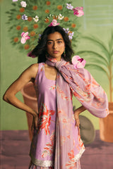 Lilac Garden Sharara Set