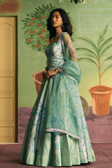 Celadon Bloom Lehenga Set