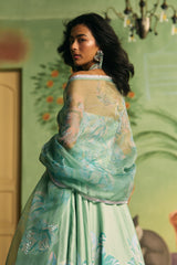 Celadon Bloom Lehenga Set