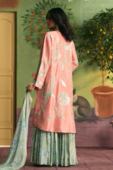 Peach Mint Garden Suit Set