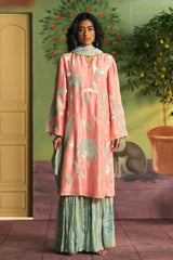 Peach Mint Garden Suit Set