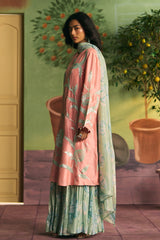 Peach Mint Garden Suit Set